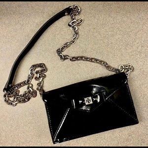 Tory Burch Patent Leather Cross Body Bow Bag